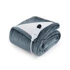 LuxuryPlush® Heated Throw Blanket - Dark Grey