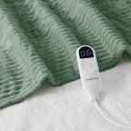 LuxuryPlush® Heated Throw Blanket - Green