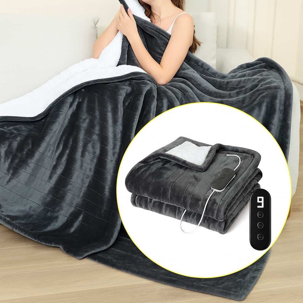 Premium Heated Throw Blanket