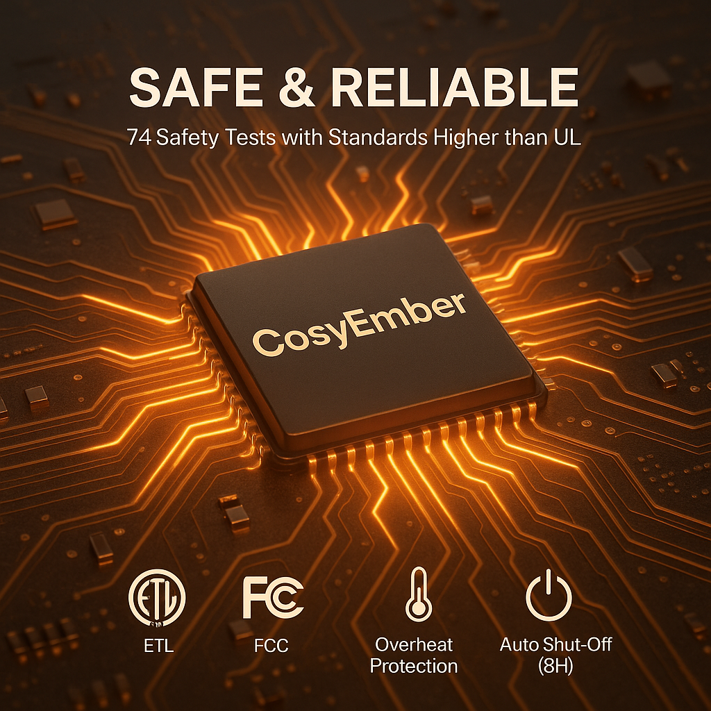 LuxuryPlush® Heated Throw Blanket - Dark Grey