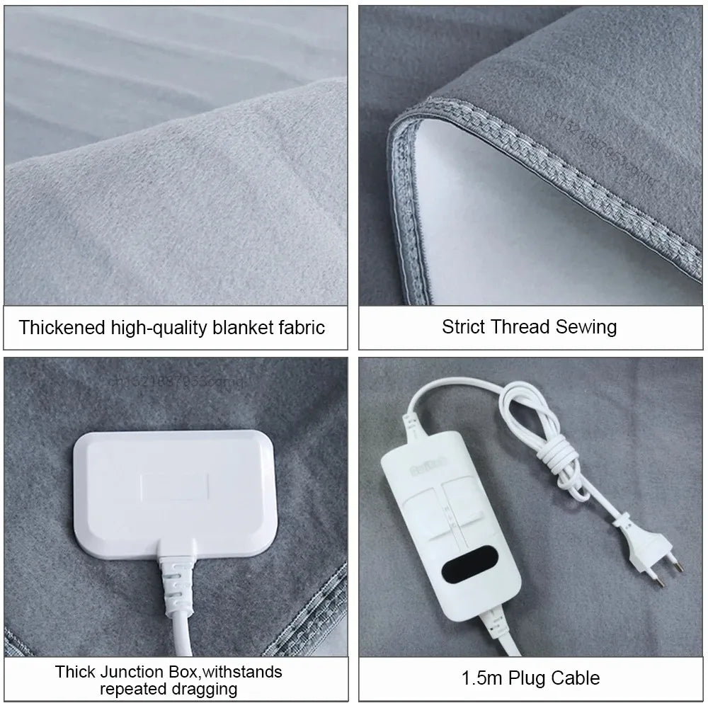Premium heated blanket and heated throw blanket for cosy home comfort