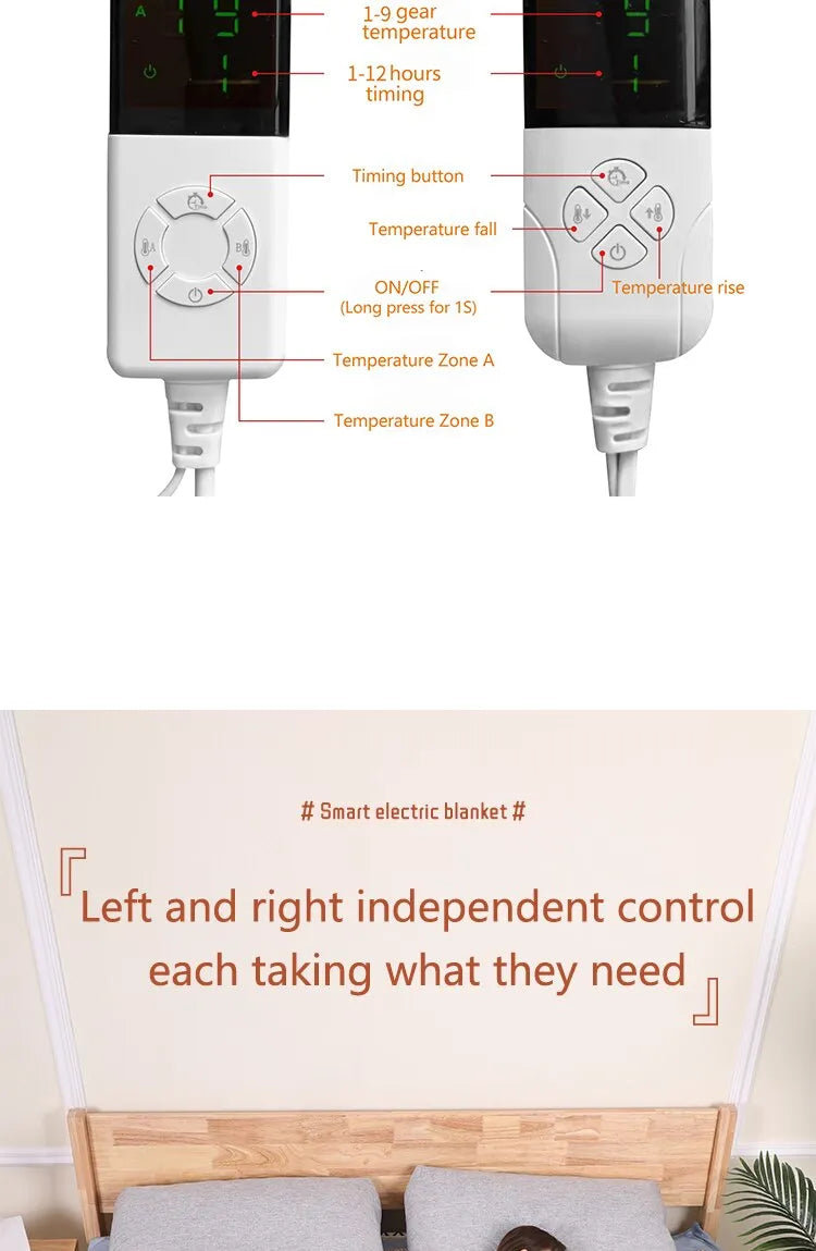 Premium Heated Throw Blanket