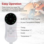 Premium Heated Throw Blanket