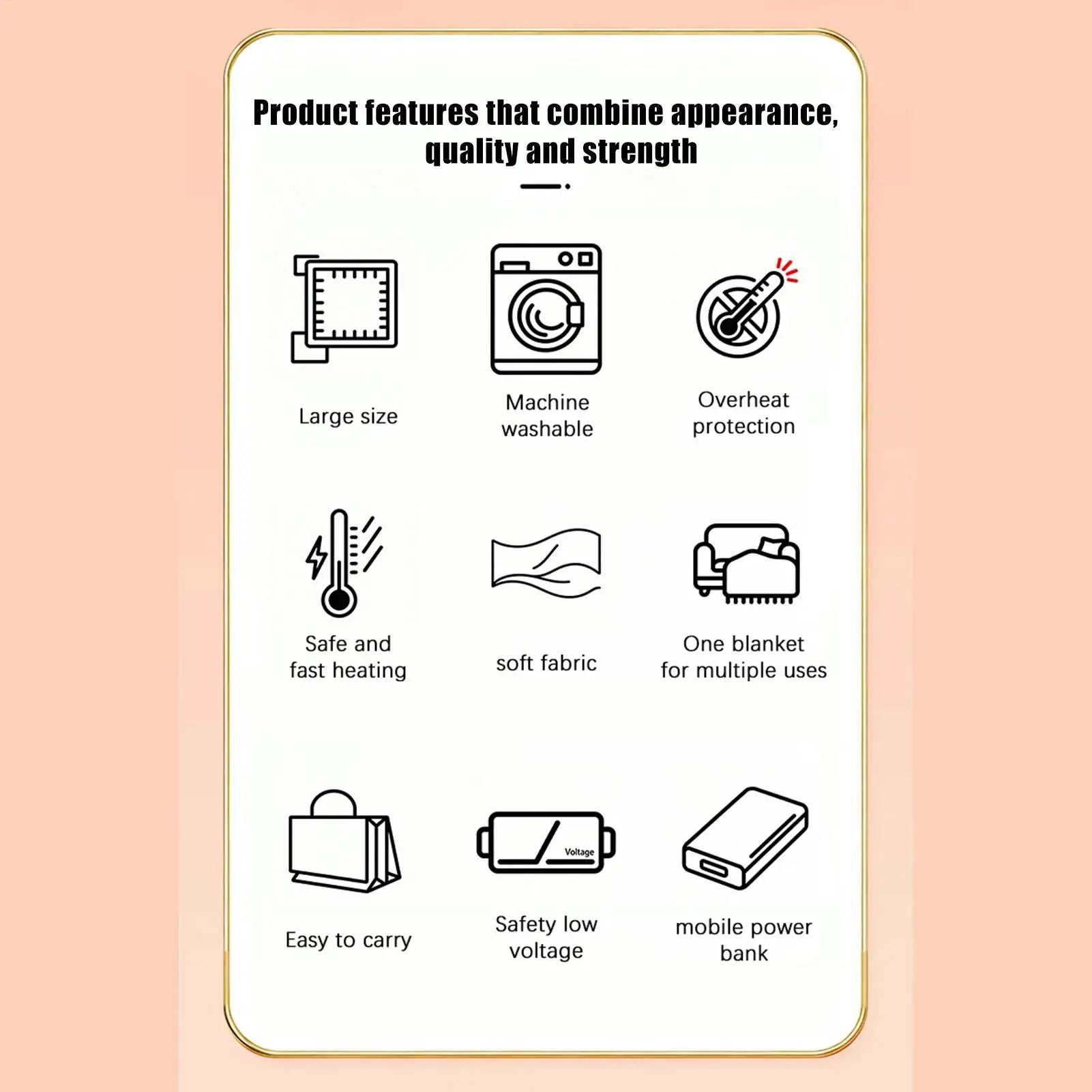 Premium Heated Throw Blanket-Jacket