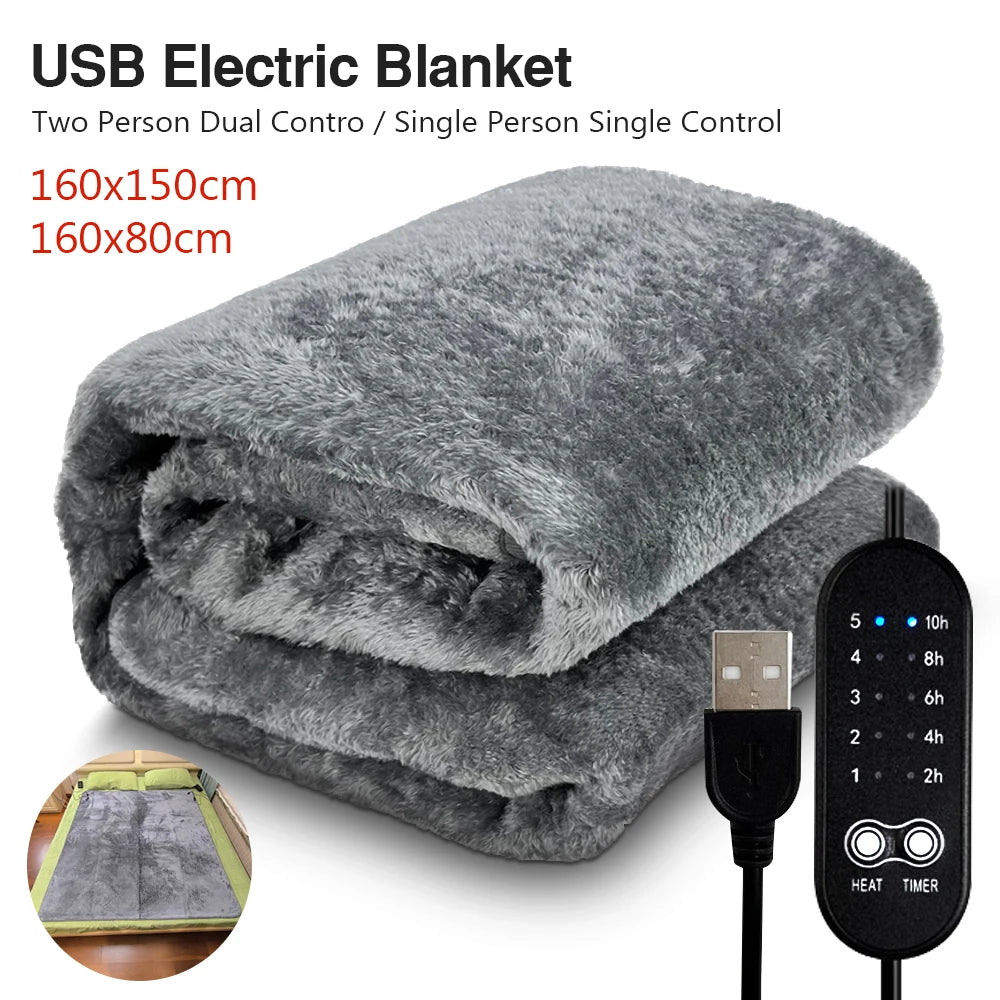 Premium heated blanket and heated throw blanket for cosy home comfort
