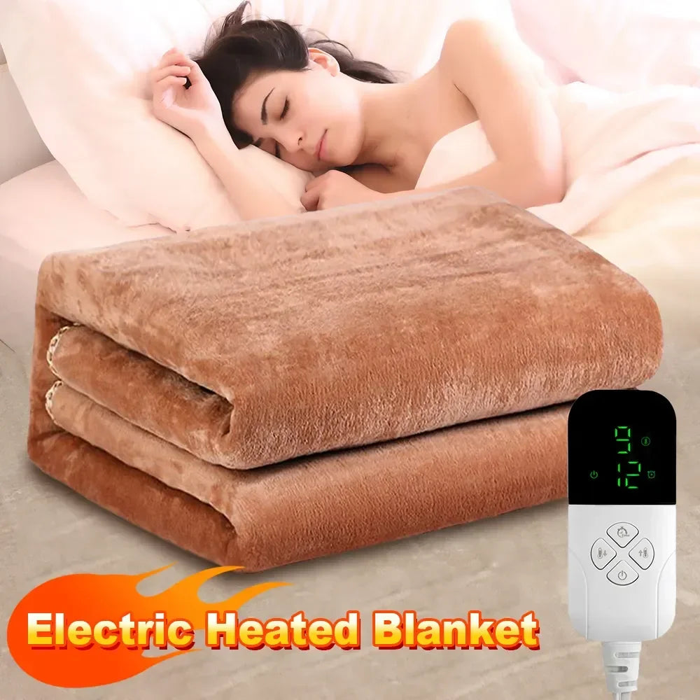 Premium heated blanket and heated throw blanket for cosy home comfort