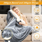 Premium heated blanket and heated throw blanket for cosy home comfort