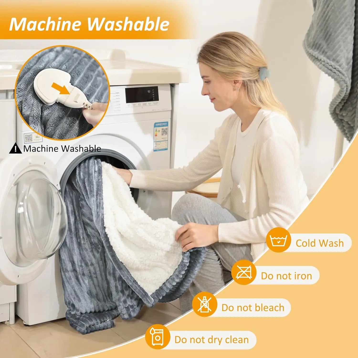 Premium Heated Throw Blanket