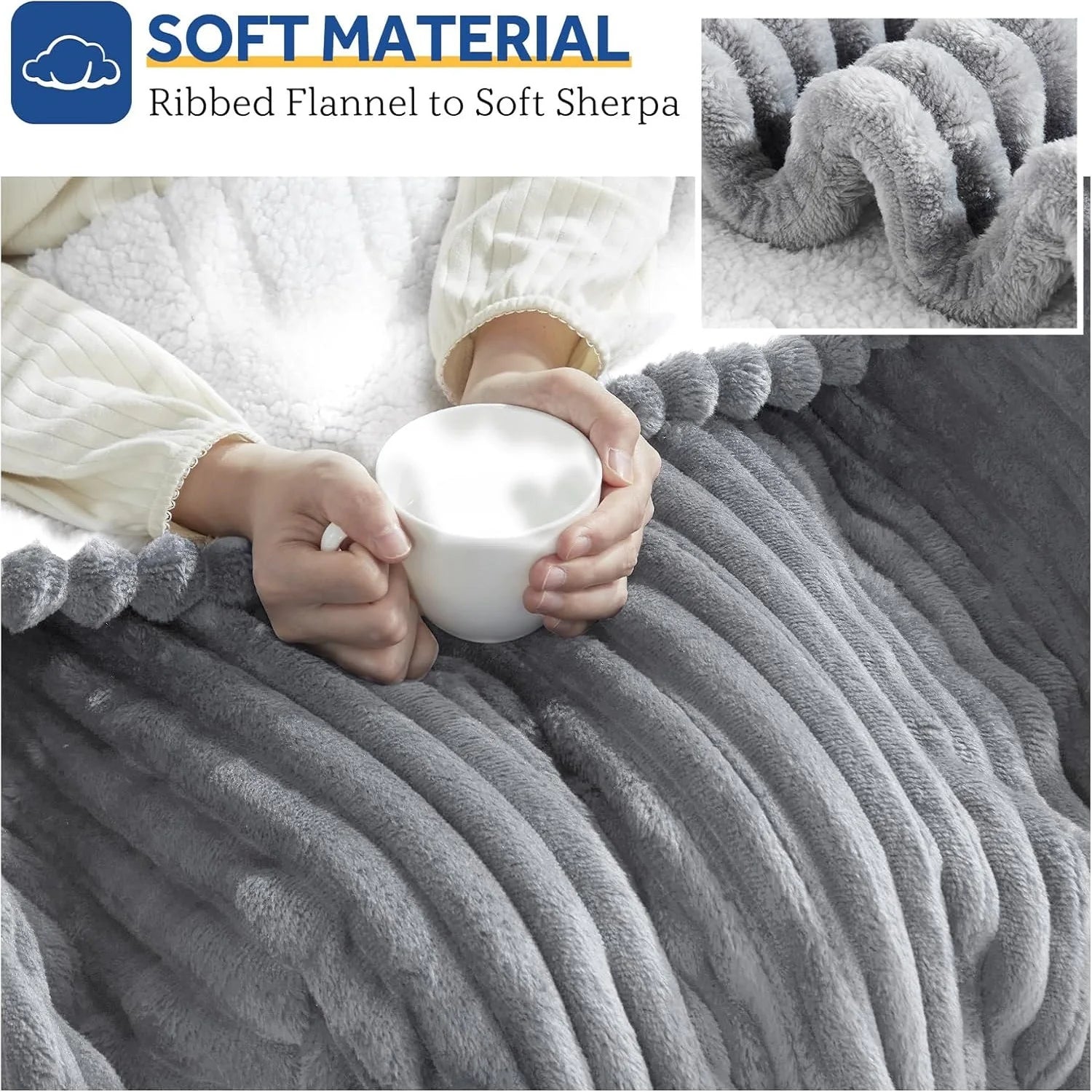 Premium Heated Throw Blanket