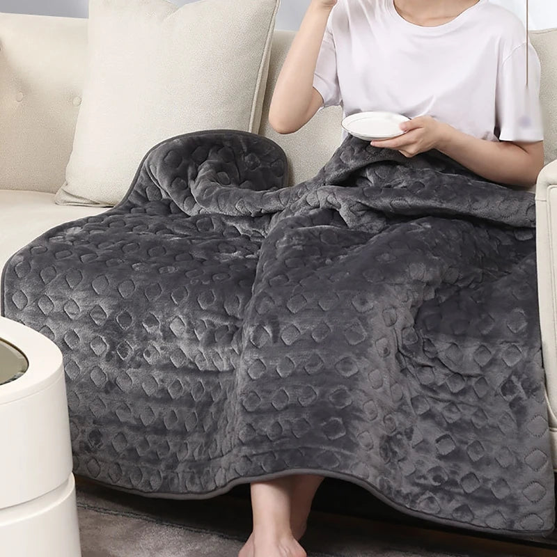 Premium heated blanket and heated throw blanket for cosy home comfort