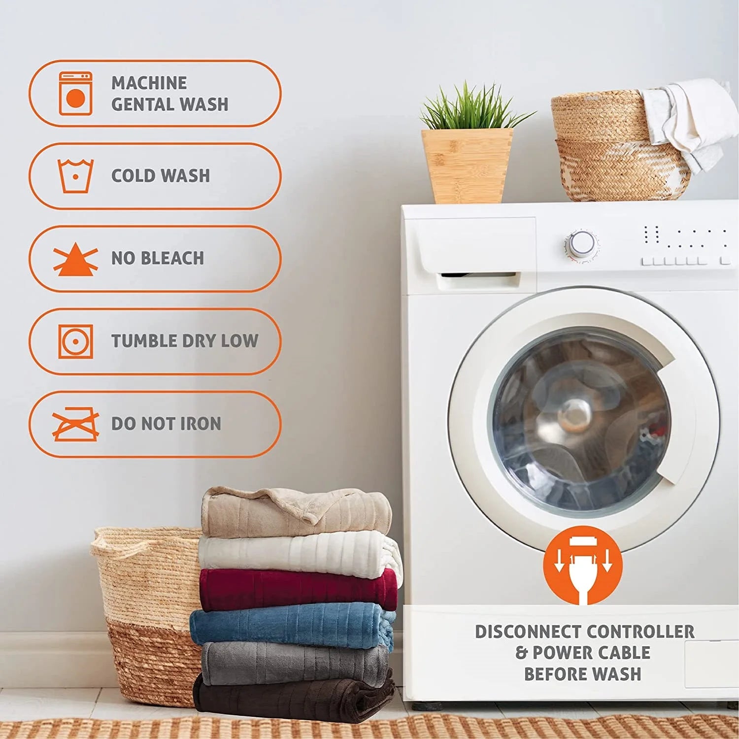 Premium Heated Throw Blanket