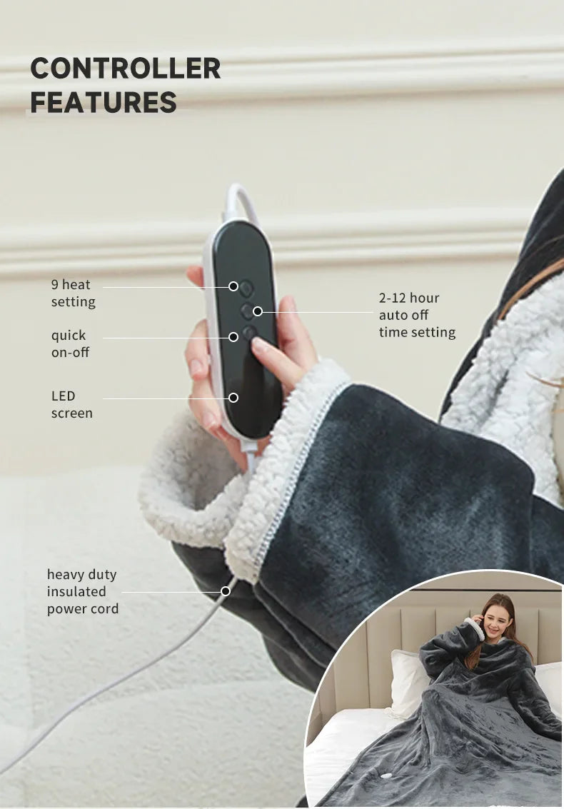 Premium Heated Throw Blanket