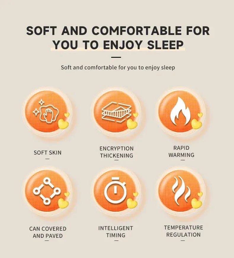 Premium Heated Throw Blanket