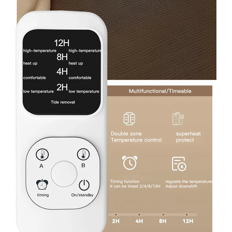 Premium Heated Throw Blanket