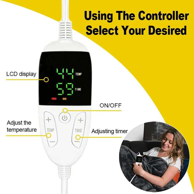 Premium Heated Throw Blanket