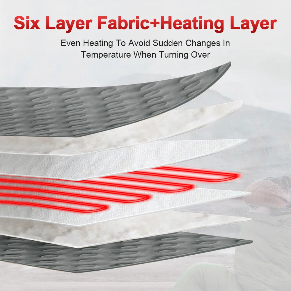 Premium Heated Throw Blanket